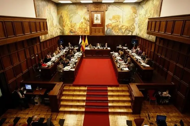 Imagen de archivo del Pleno del Cabildo de Gran Canaria