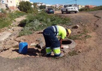 Reparaci&oacute;n de pozos en Barranco del Negro 
