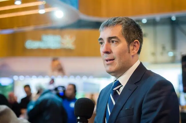 Fernando Clavijo en Fitur