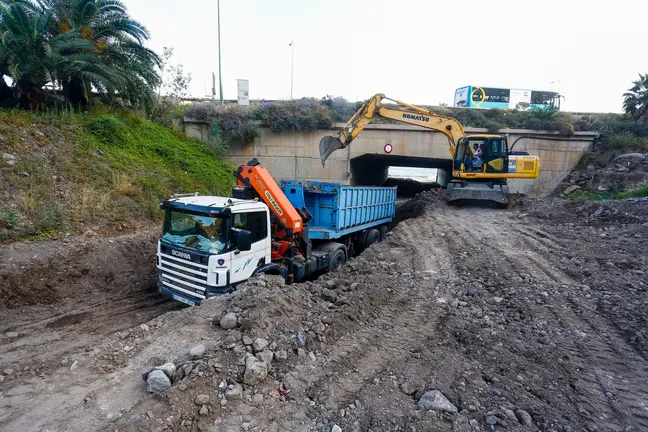 Acceso a la playa de La Laja