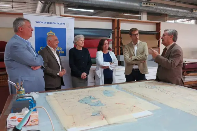 El Cabildo restaura y digitaliza planos de guerra originales del archivo de Juan Negr&iacute;n