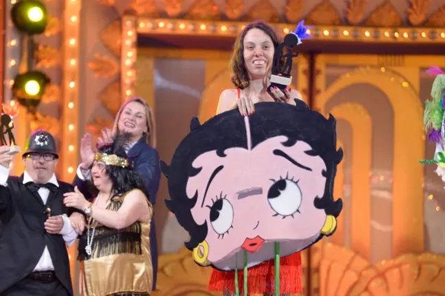 Ylenia Quesada Ram&iacute;rez, de Aprosu, con la fantas&iacute;a &ldquo;El beso de Betty Boop&rdquo;, fue la ganadora en la categor&iacute;a individual