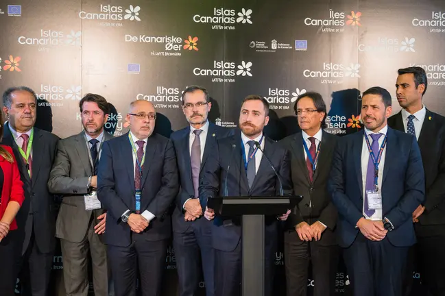 Inauguraci&oacute;n del Pabell&oacute;n de Canarias en la ITB 2019 (Feria Internacional de Turismo de Berlin). Berlin 6 de marzo de 2019