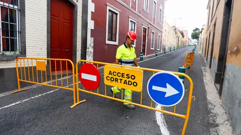 Reordenaci&oacute;n del tr&aacute;fico en la carretera de Tafira