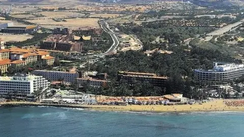 Zona del Palmeral del Oasis en Maspalomas