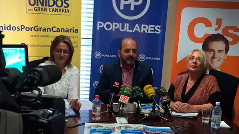 Rueda de Prensa de la oposici&oacute;n de LPGC