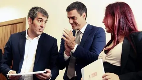 Clavijo con Pedro S&aacute;nchez