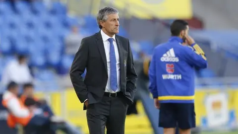 Quique Seti&eacute;n durante el partido contra el Espanyol
