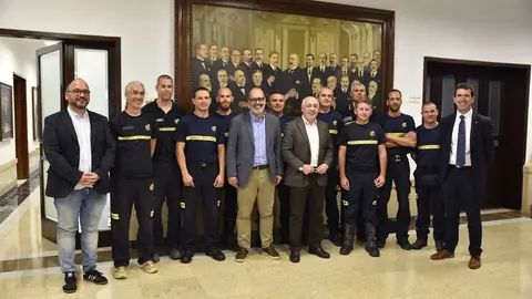 bomberos por Tenerife