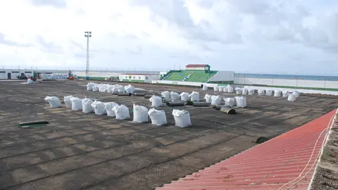 Imagen de las obras en el campo de f&uacute;tbol de Arguinegu&iacute;n-2