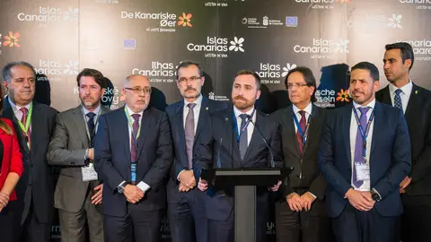 Inauguraci&oacute;n del Pabell&oacute;n de Canarias en la ITB 2019 (Feria Internacional de Turismo de Berlin). Berlin 6 de marzo de 2019