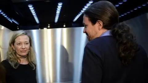 Victoria Rosell y Pablo Iglesias