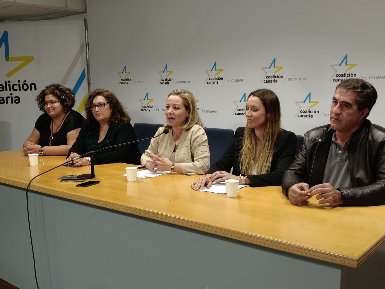 Rueda de prensa de la candidatura de CC al Congreso y el Senado